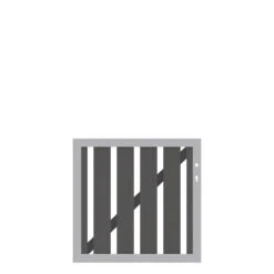 TraumGarten RAJA WPC ALU XL Tür Anthrazit 98x95cm