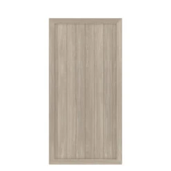 TraumGarten Sichtschutzzaun Kunststoff Polareiche "LONGLIFE RIVA" Gerade