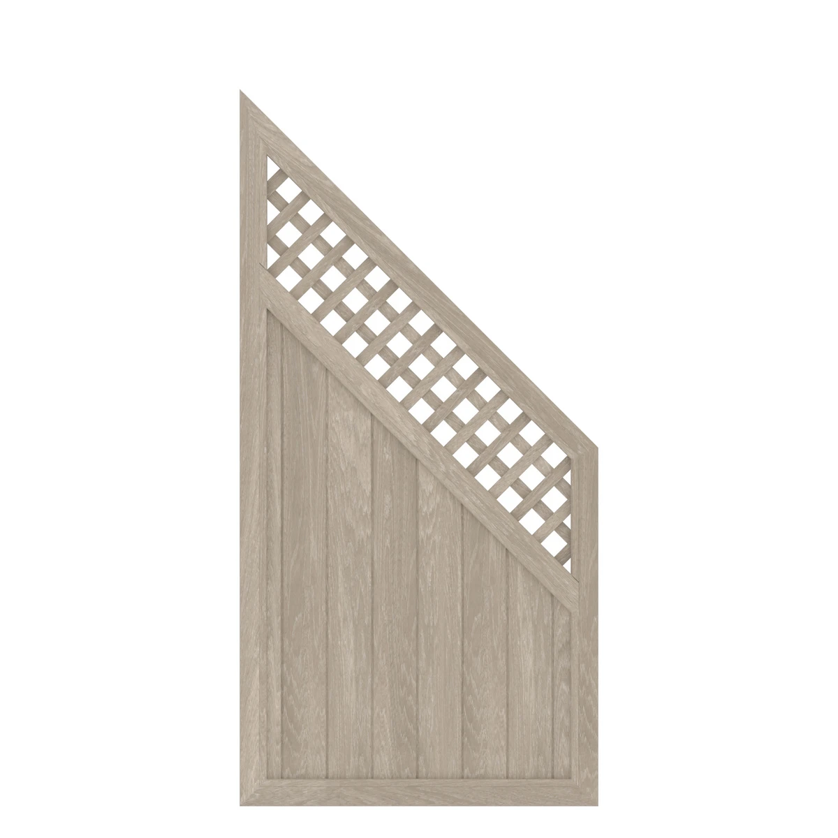 TraumGarten Sichtschutzzaun Kunststoff Polareiche "LONGLIFE RIVA" Anschluss Mit Gitter 1 TraumGarten Sichtschutzzaun Kunststoff Polareiche "LONGLIFE RIVA" Anschluss Mit Gitter