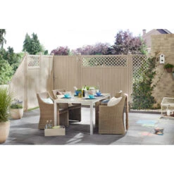 TraumGarten Sichtschutzzaun Kunststoff Polareiche "LONGLIFE RIVA" Anschluss -GartenWelt Günstiges Geschäft 76245 snam riva plei s 11 2