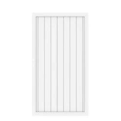 TraumGarten LONGLIFE RIVA Tor + Schloss Weiß 98x180cm