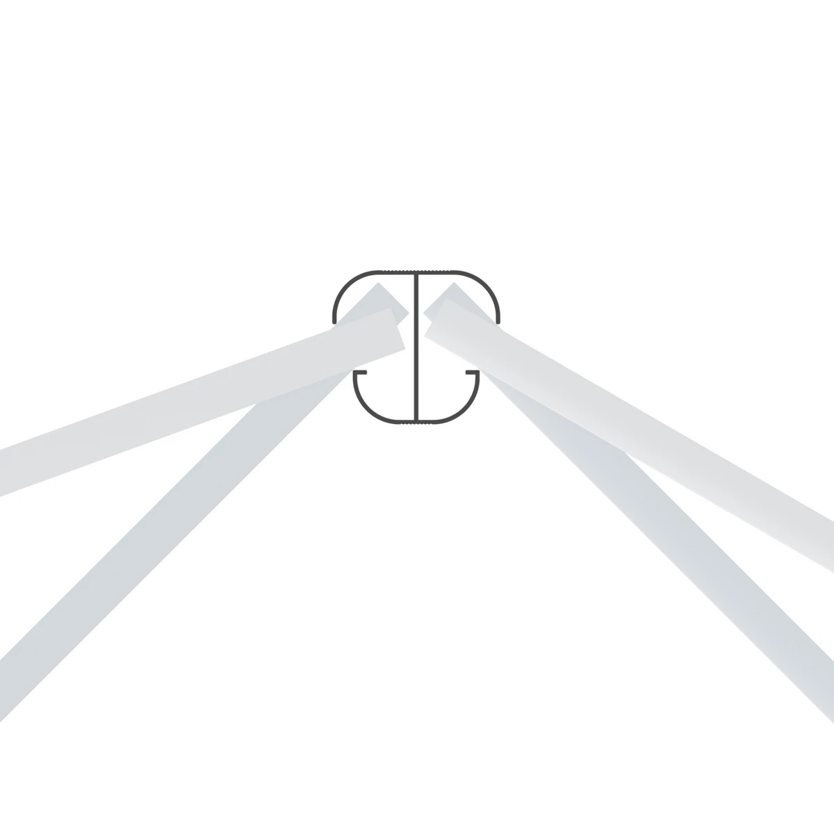 TraumGarten SYSTEM Eckpfosten Basic Silber Für Erdverbau 7 X 7 Cm – Bild 2