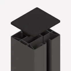 TraumGarten SYSTEM Klemmpfosten Anthrazit 8 X 8 Cm