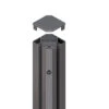 TraumGarten SYSTEM Eck-Klemmpfosten Anthrazit 8x8x105cm