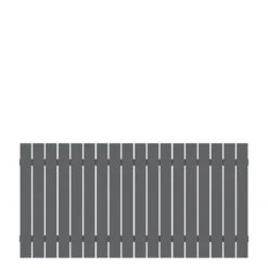 TraumGarten Vorgartenzaun Aluminium Anthrazit "SQUADRA"