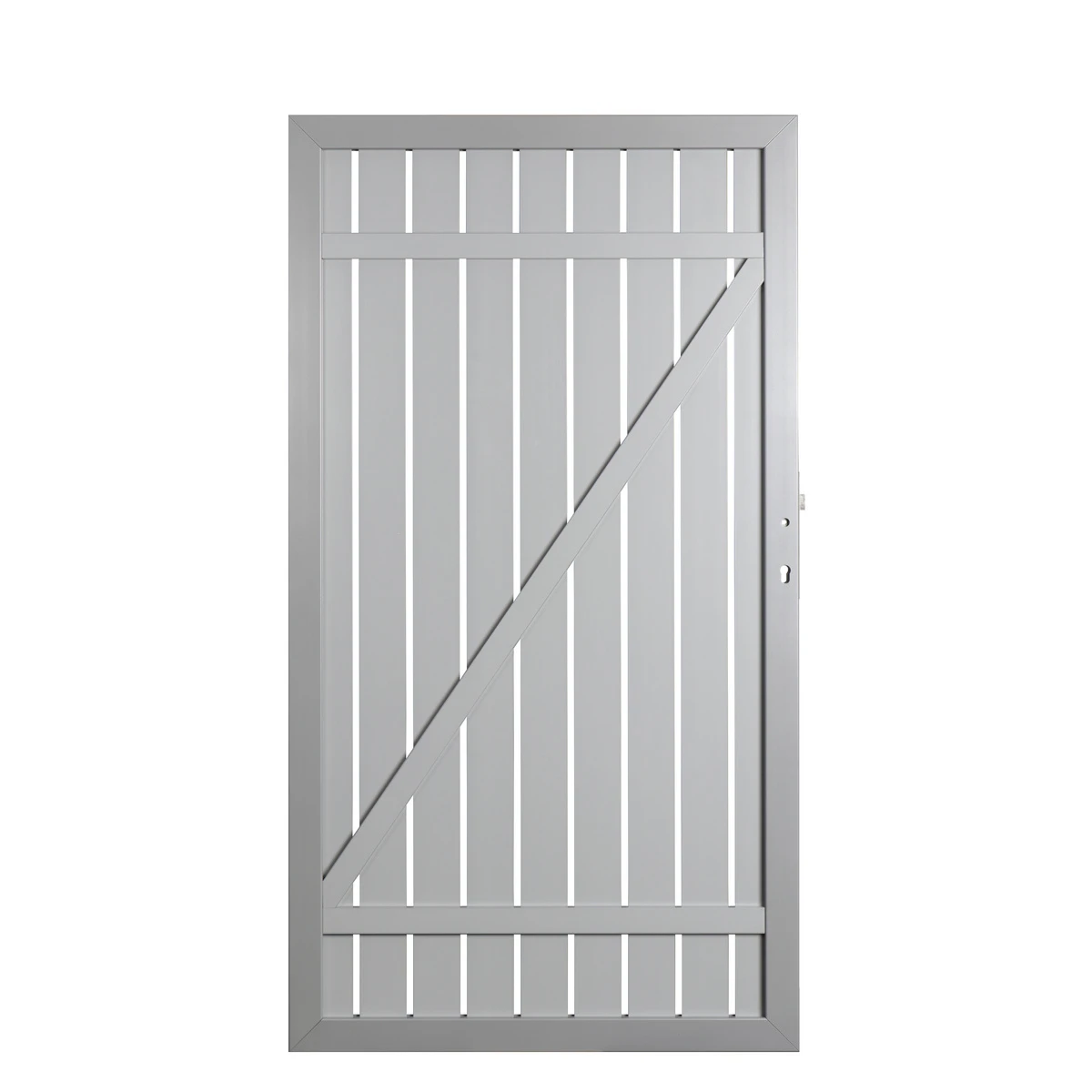 TraumGarten Tor Grau Links "SQUADRA" 2 TraumGarten Tor Grau Links "SQUADRA" – Bild 2