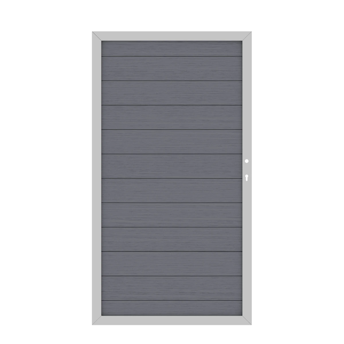 TraumGarten Tor WPC Anthrazit Rechts "SYSTEM" 1 TraumGarten Tor WPC Anthrazit Rechts "SYSTEM"