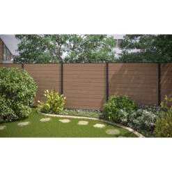 TraumGarten Tor WPC Mandel Links "SYSTEM" -GartenWelt Günstiges Geschäft 76245 snam swpc mand s 21