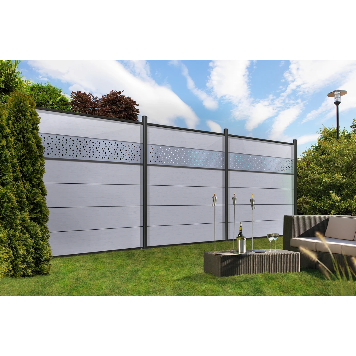 TraumGarten SYSTEM WPC XL Einzelprofil Grau 30x2x178cm 2 TraumGarten SYSTEM WPC XL Einzelprofil Grau 30x2x178cm – Bild 2