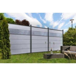 TraumGarten Tor WPC Grau Links "SYSTEM XL" -GartenWelt Günstiges Geschäft 76245 snam swpc xl grau s 11