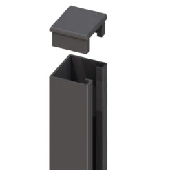 TraumGarten SYSTEM U-Montageprofil Anthrazit 192x4x3cm