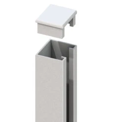 TraumGarten SYSTEM U-Montageprofil Silber 238x4x3cm