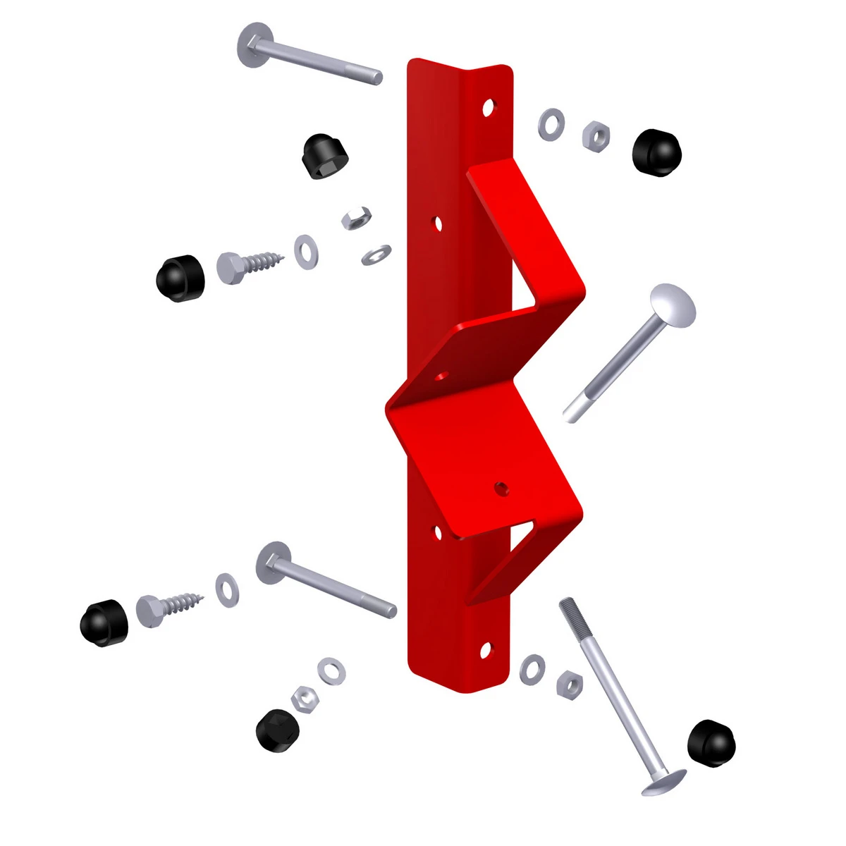 TraumGarten WINNETOO Schaukelbalken-Halter Rot 1 TraumGarten WINNETOO Schaukelbalken-Halter Rot
