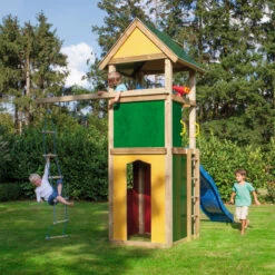 TraumGarten WINNETOO Spielturm 113x113x350cm -GartenWelt Günstiges Geschäft 76245 snam winn pflg s 13 2