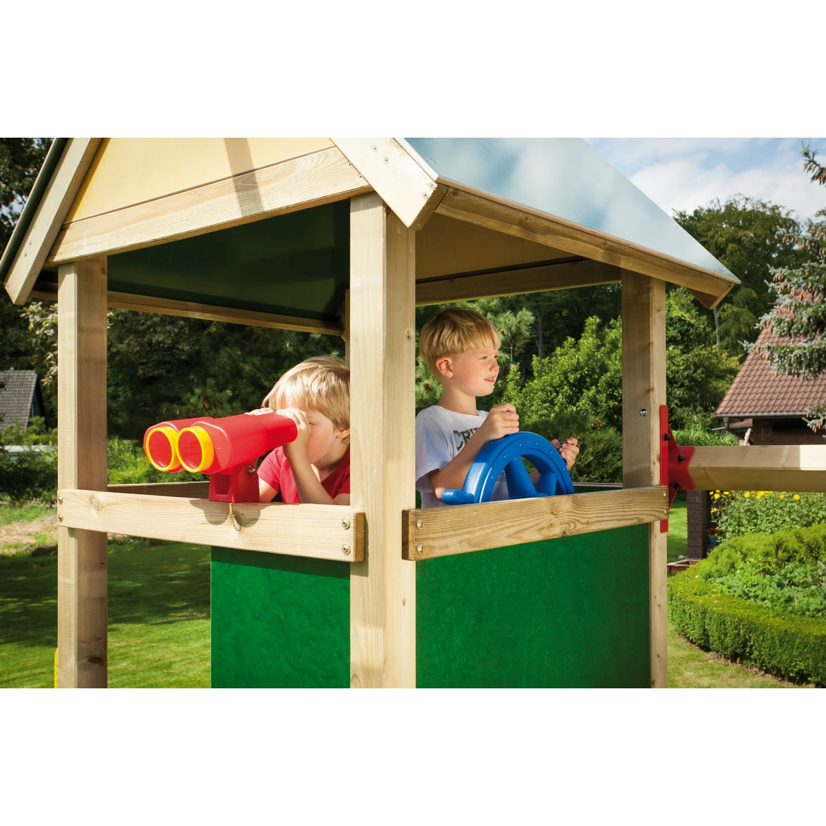 TraumGarten WINNETOO Schaukelbalken-Halter Rot 3 TraumGarten WINNETOO Schaukelbalken-Halter Rot – Bild 3