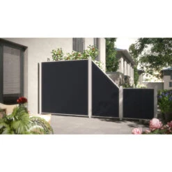 TraumGarten Sichtschutzzaun Textilen Anthrazit "WEAVE LÜX " Rechteck -GartenWelt Günstiges Geschäft 76245 snam wlux anth s 21