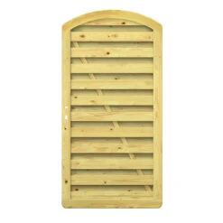 TraumGarten Tor KDI Holz Natur Rund "XL"