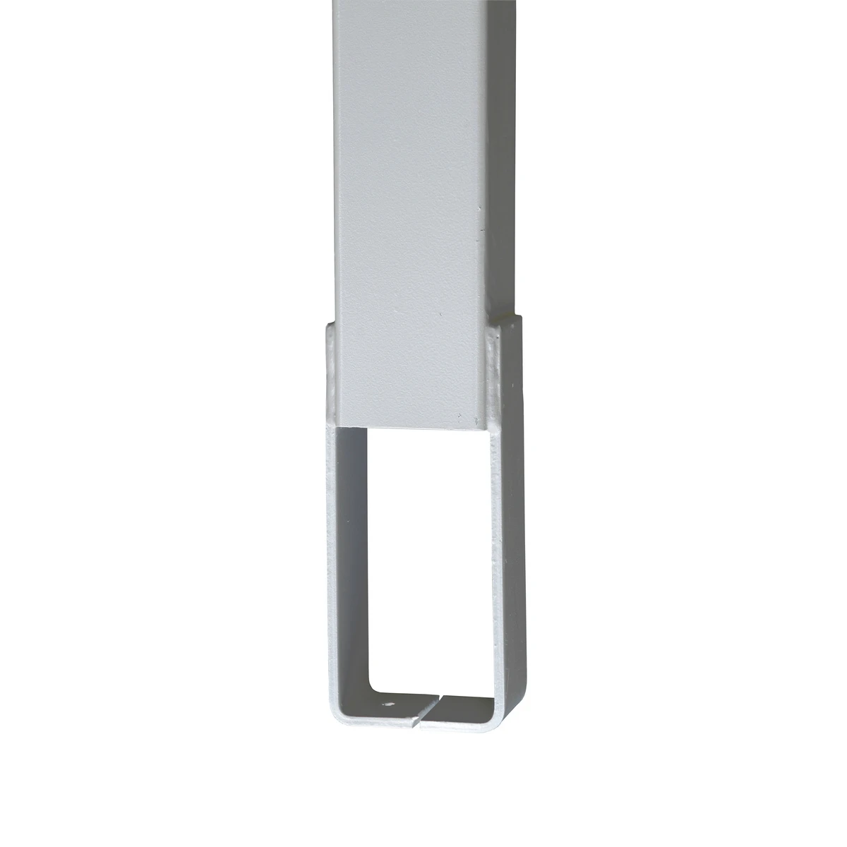 TraumGarten Torpfosten Doppeltor (2er-Set), Metall, Silber 8x8x255cm 3 TraumGarten Torpfosten Doppeltor (2er-Set), Metall, Silber 8x8x255cm – Bild 3