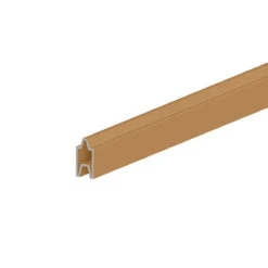 TraumGarten SYSTEM Abschluss Unten/Des.-Profil Alu Lärche 233x2x3cm