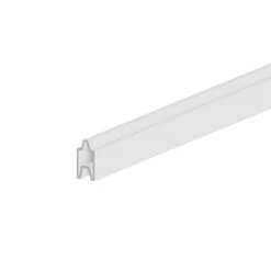 TraumGarten SYSTEM Abschluss Unten/Des.-Profil Weiß 179x2x3cm