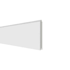 TraumGarten Einzelprofil Aluminium Lackiert Weiß "SYSTEM ALU PLUS" - 20 X 150 Mm