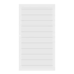 TraumGarten Tor Aluminium Lackiert Weiß "SYSTEM ALU PLUS"