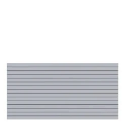 TraumGarten Vorgartenzaun Aluminium Silber "SYSTEM RHOMBUS"