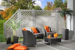 TraumGarten Arzago 179x90 Cm Mit Rankgitter -GartenWelt Günstiges Geschäft TraumGarten Arzago grau