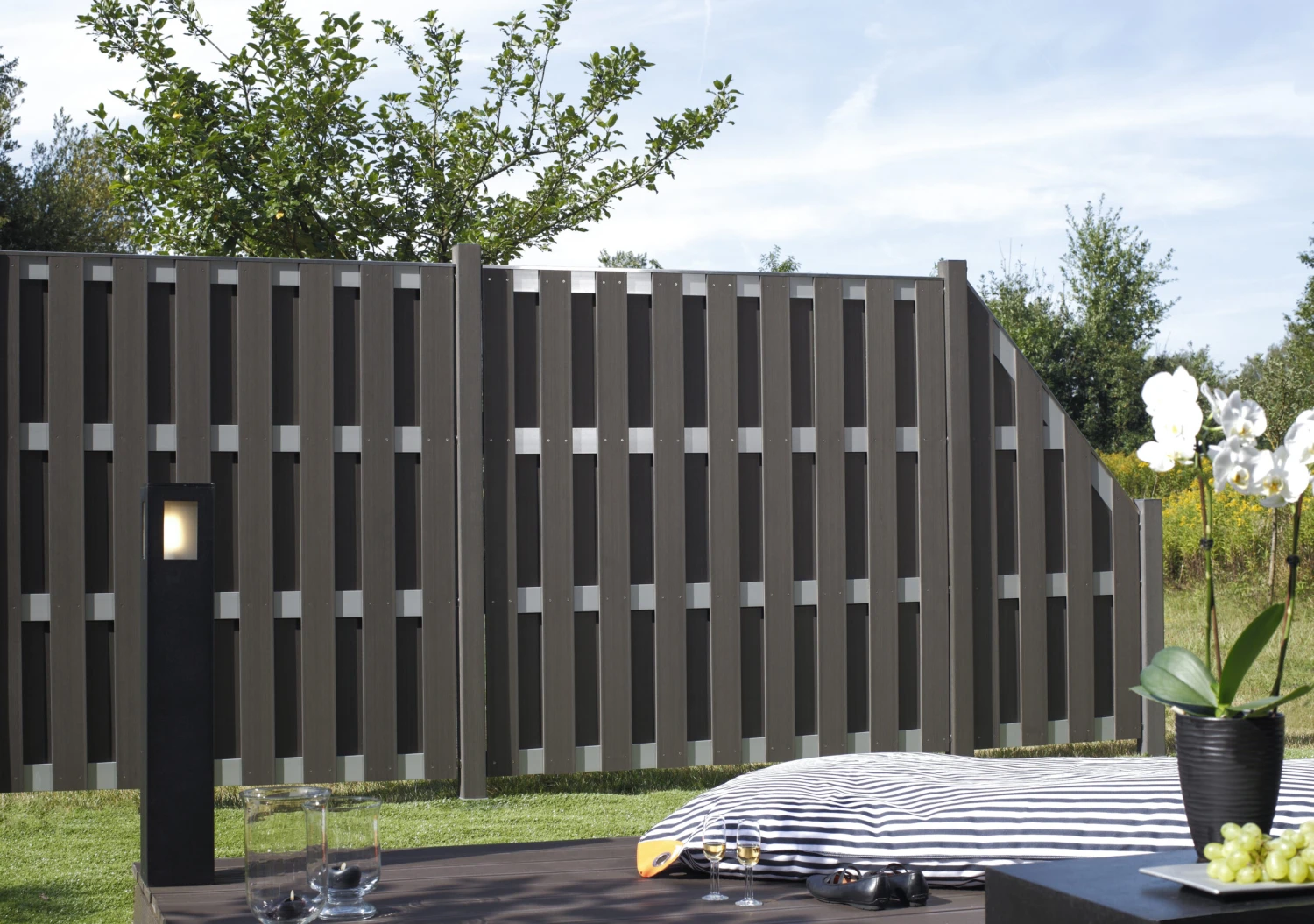 TraumGarten Jumbo WPC Alu-Design 179x179 Cm 6 TraumGarten Jumbo WPC Alu-Design 179x179 Cm – Bild 6