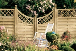 TraumGarten XL 119x179 Cm Mit Rankgitter Rundbogen -GartenWelt Günstiges Geschäft TraumGarten XL Sichtblenden Serie 1