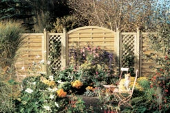 TraumGarten XL 119x179 Cm Mit Rankgitter Rundbogen -GartenWelt Günstiges Geschäft TraumGarten XL Sichtblenden Serie 7