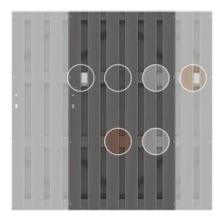 Traumgarten JUMBO WPC Einzeltor Auf Maß