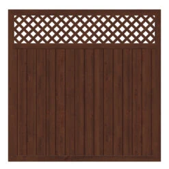 TraumGarten Longlife Riva 180x180 Cm Mit Gitter -GartenWelt Günstiges Geschäft longlife riva nussbaum 4564 f 01