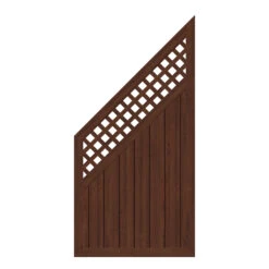 TraumGarten Longlife Riva 900 X 1800/900 Mm Mit Gitter -GartenWelt Günstiges Geschäft longlife riva nussbaum 4566 f 02