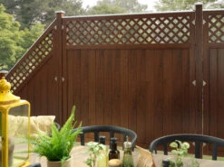 TraumGarten Longlife Riva 180x180 Cm Mit Gitter -GartenWelt Günstiges Geschäft longlife riva nussbaum s 13 1