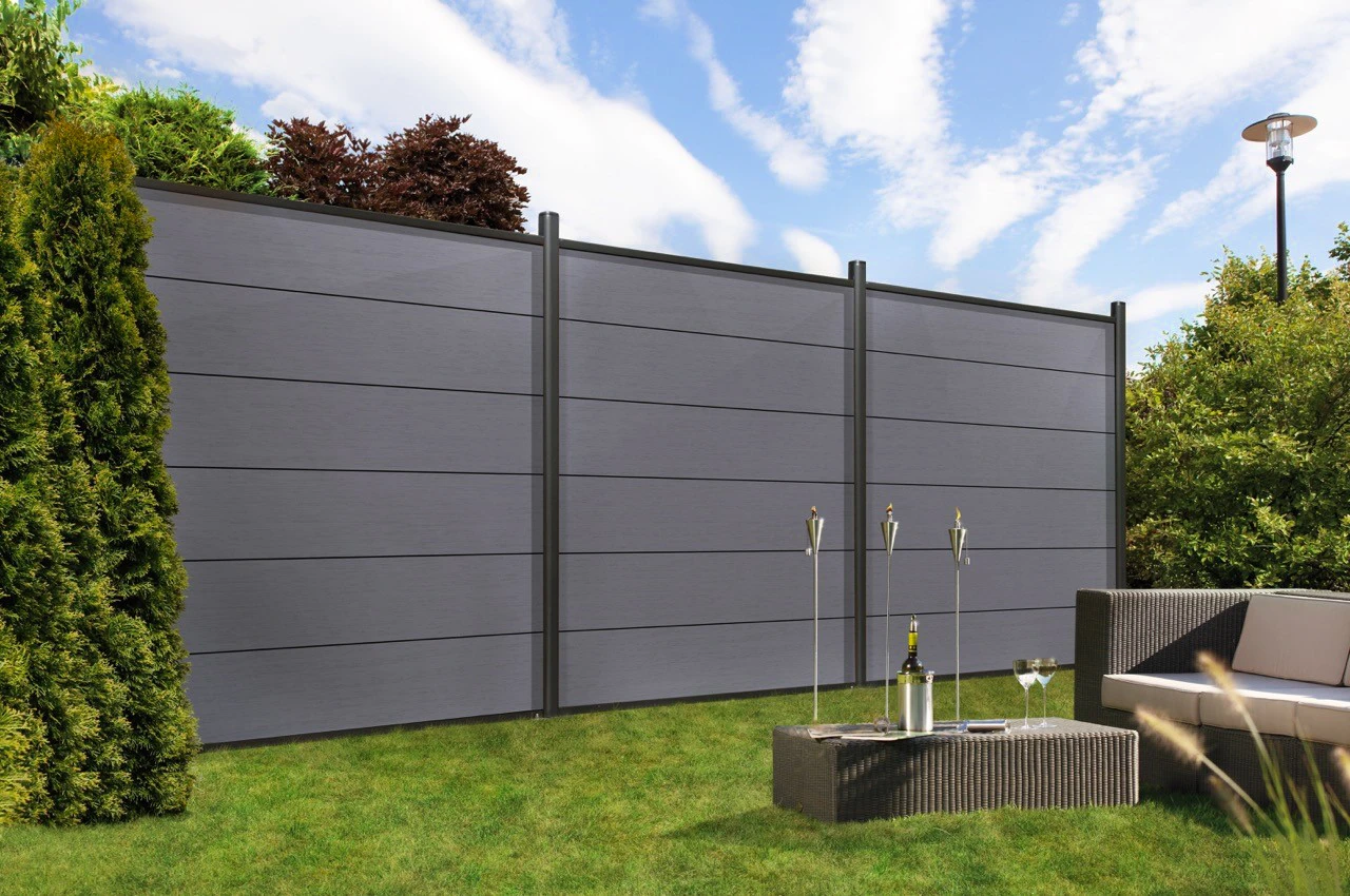 TraumGarten System WPC XL Zaun-Set 7 TraumGarten System WPC XL Zaun-Set – Bild 7