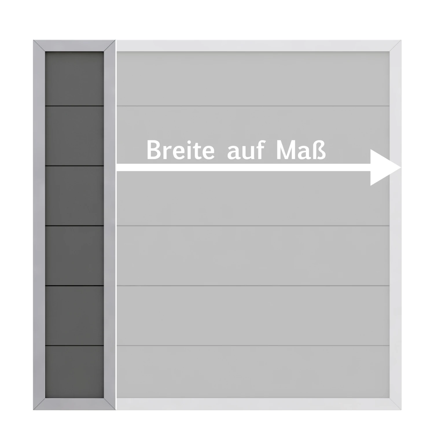 TraumGarten Design WPC Alu Maßbreite 2 TraumGarten Design WPC Alu Maßbreite – Bild 2