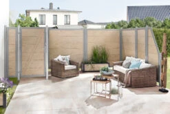 TraumGarten Design WPC Alu 900 X 1800 Mm -GartenWelt Günstiges Geschäft snam dwpc sand s 12