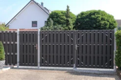 Traumgarten JUMBO WPC Einzeltor Auf Maß -GartenWelt Günstiges Geschäft snam jwpc anth 3fachtor s 12