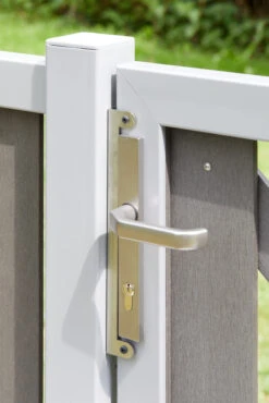 Traumgarten RAJA WPC ALU XL Anthrazit Einzeltor, 980 X 950 Mm -GartenWelt Günstiges Geschäft snam raja wpc alu xl s 120