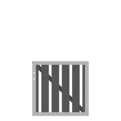 Traumgarten RAJA WPC ALU XL Anthrazit Einzeltor, 980 X 950 Mm -GartenWelt Günstiges Geschäft snam rajawpcaluxl tor 0665f 01 1