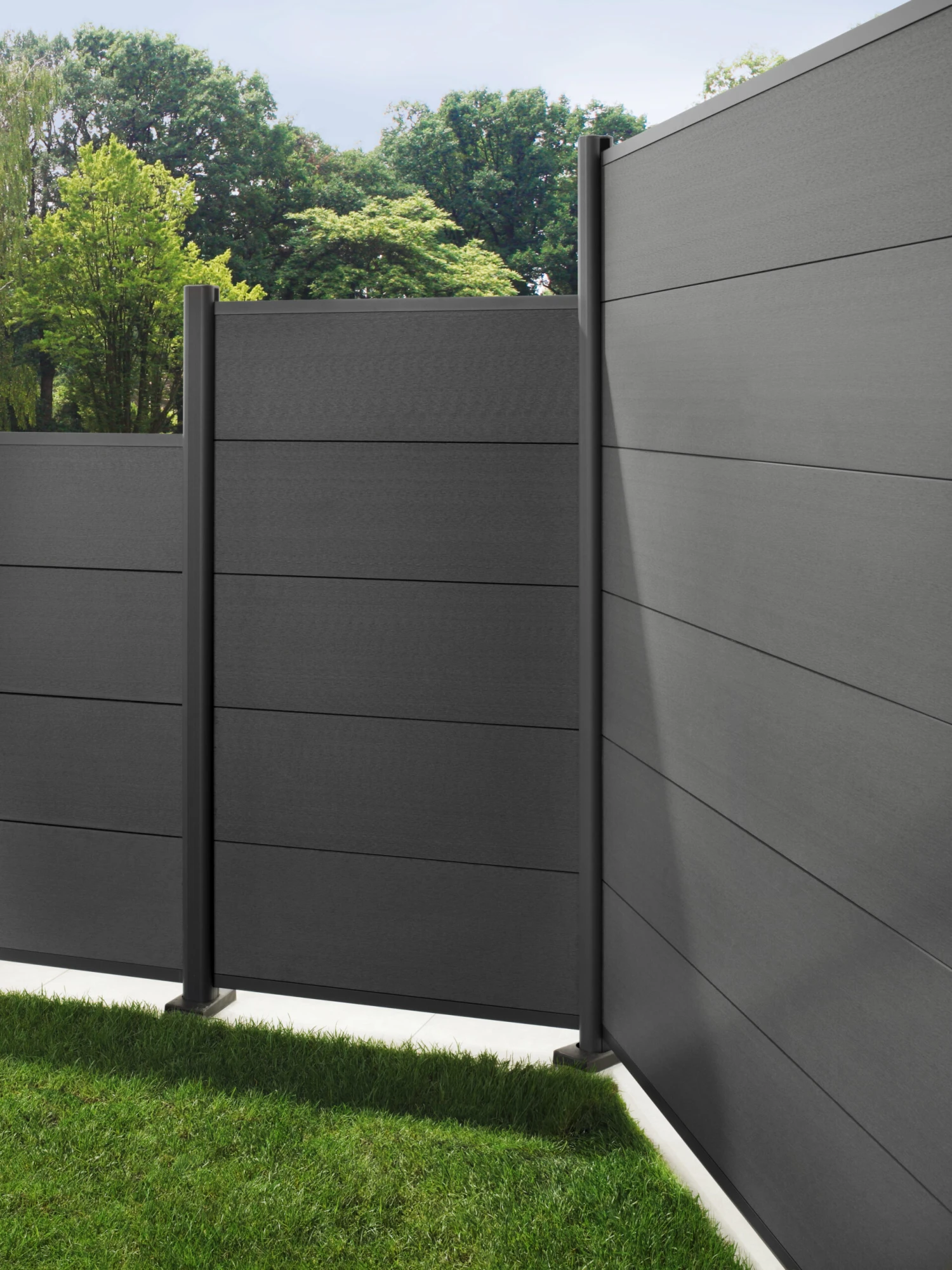 TraumGarten System WPC XL Zaun-Set 8 TraumGarten System WPC XL Zaun-Set – Bild 8