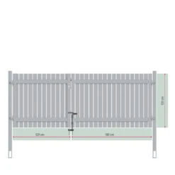 TraumGarten Squadra Doppeltor Auf Maß 16 TraumGarten Squadra Doppeltor Auf Maß -GartenWelt Günstiges Geschäft squadra sichtschutz doppeltor auf mass 2562 f 03 1