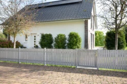 TraumGarten Alu-Vorgartenzaun Squadra Auf Maß -GartenWelt Günstiges Geschäft squadra silber vorgartenzaun s 10