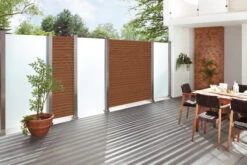 TraumGarten System Glas MATT 900 X 1800 Mm -GartenWelt Günstiges Geschäft system rhombus bambus glas matt s 11