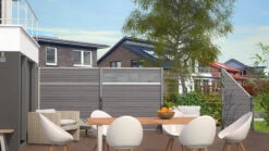 TraumGarten System WPC Platinum Zaun-Anschluss-Set -GartenWelt Günstiges Geschäft system wpc platinum grau stabgitter s 21 2